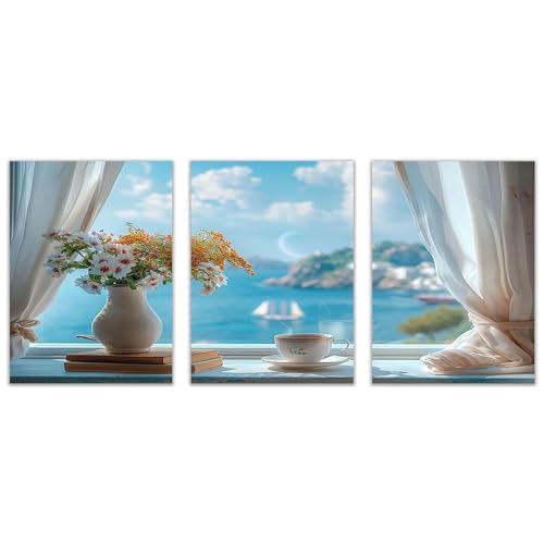 Tableaux Muraux Mer et Plage Déco Chambre Sunset SHYAMIC 60x80cm