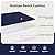 Favoyard Outdoor Bench Cushion 48 x 18 Inch Waterproof Patio Furniture Cushions 3-Year Color Fastness Garden Sofa Settee Couch Swing Pads with Handle and Adjustable Straps, Blue