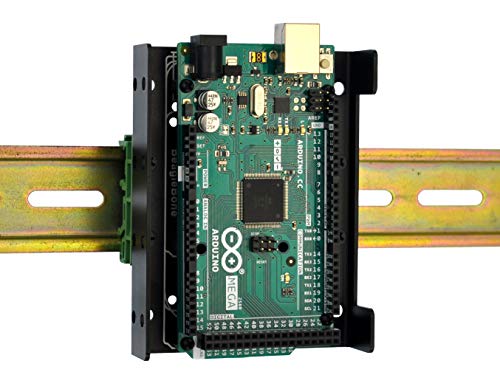 DIN Rail Mount Bracket for Raspberry Pi A+ B+ 2B 3B 3B+ 4B Zero Arduino Uno Mega Mkr BeagleBone