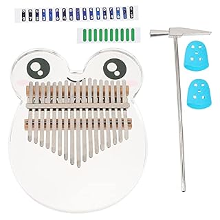 BIENKA Doigt Pouce Piano Kalimba Pouce Piano 17 Touches Transparent Mbira Doigt Piano Petits Instruments De Musique… - Les Beatles, Paul McCartney, John Lennon, RIngo Starr, George Harrison BIENKA Doigt Pouce Piano Kalimba Pouce Piano 17 Touches Transparent Mbira Doigt Piano Petits Instruments De Musique… – Image 2