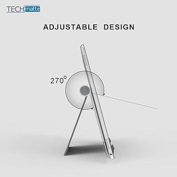 TechMatte iPad Stand Multi-Angle Aluminum Holder for Tablets | E-Readers and Smartphones, Nintendo Switch - Mini Stand