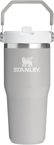 Miniatura 95 de STANLEY IceFlow 2.0 - Vaso con pajilla abatible con asa, 40 onzas, tapa giratoria y popote abatible, botella de agua resistente a fugas, acero