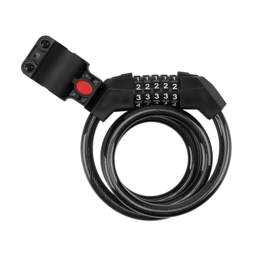 UTHCLO 桁パスワード自転車ロック 防水防錆 高強スチールケーブル採用 耐擦傷シェル付き 通りみ合わせ可能 なアルミ製鍵自転車用ロック
