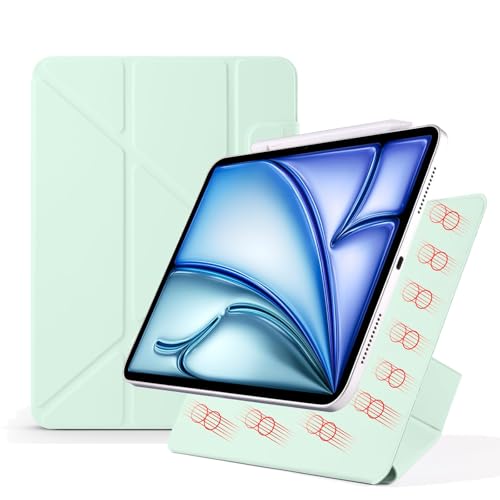 Coque iPad Pro 11 verte légère pour travailler et lire en voyage