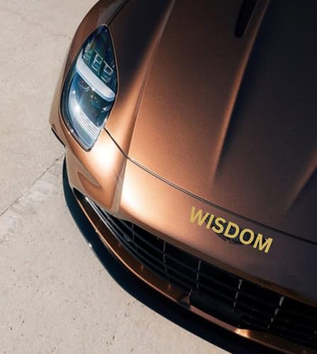 Image of WISDOM Copper Metallic Vehicle Wrap Vinyl Matt Finish Easy Apply Air-Release Weatherproof DIY Car, Scooty & Motorcycle (Copper Metallic, 20 Inch X 5 Feet)