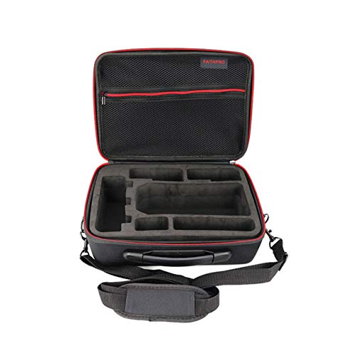 Feketeuki Compact Hard Shell Storage Bag Carrying Case Shoulder Bag Backpack Portable Handbag Valise for DJI Mavic Pro RC Drone-Black