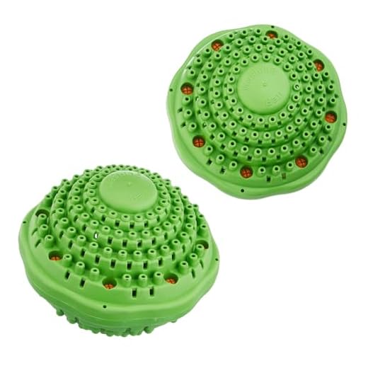 Irisana 72.IR20X2 - Ecobola doble para lavadora, color verde agua, pack de 2