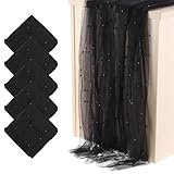 Taille: 300 x 160 cm / 120 x 63 inch (L*L), La nappe perlée est suffisamment spacieuse pour s'adapter à la plupart des tailles de table standard. (REMARQUE: Veuillez mesurer la taille de votre table avant d'acheter. Si vous souhaitez qu'elle tombe jusqu'au sol, une table rectangulaire de 10x6 pieds ou une table ronde de 6 pieds est idéale)