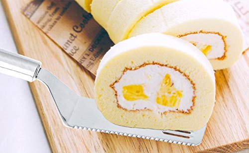 Tafond Stainless Steel Pie Cutter And Server, Cake Cutter And Pastry Spatula With Serrated Blade, Set Of 1 #TOP4