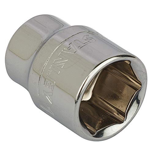 Image of STANLEY STMT72885-8B 1 /4-inch 14mm Chrome Vanadium Steel 6 Point Standard Socket (Silver)