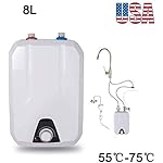 Electric Hot Water Heater, Fencia 110V 1500W 8L Electrical Hot Water Heater - Adjustable Temperature from 55℃-75℃ - Best… - Image 2