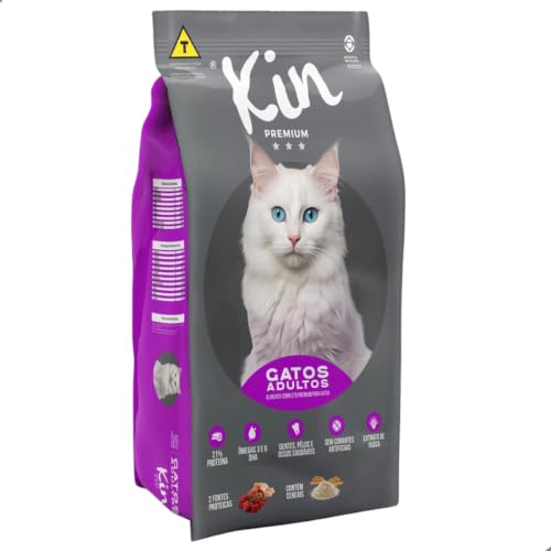 Ração Kin Premium Gatos Adultos Todas as Raças 10,1kg