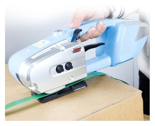 Electric Strapping Tool, Automatic Strapping Machine 3000mha Battery Powered for Packing Strapping Case-Pallet Portable Baler for Pet Straps PP 1/2-5/8in