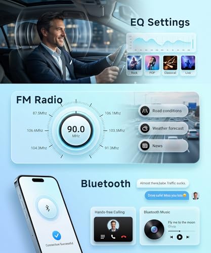 Radio Auto Doble Din con Pantalla Táctil 7 Pulgadas miniatura 5