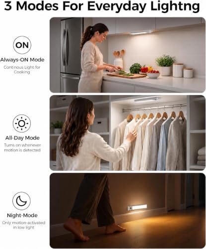 EZVALO Under Cabinet Lighting with Charging Station, Motion Sensor Light - image 6