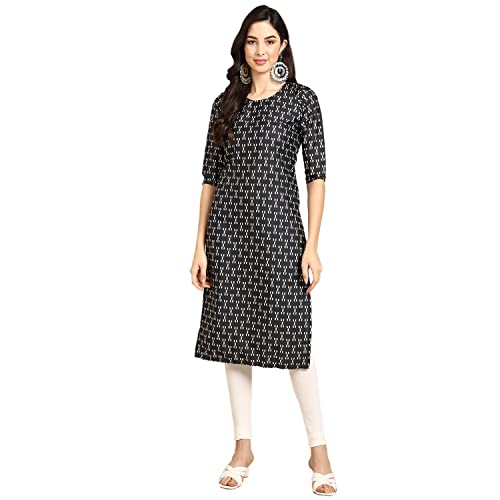 Image of Pinkmint Women Crepe Straight Kurti