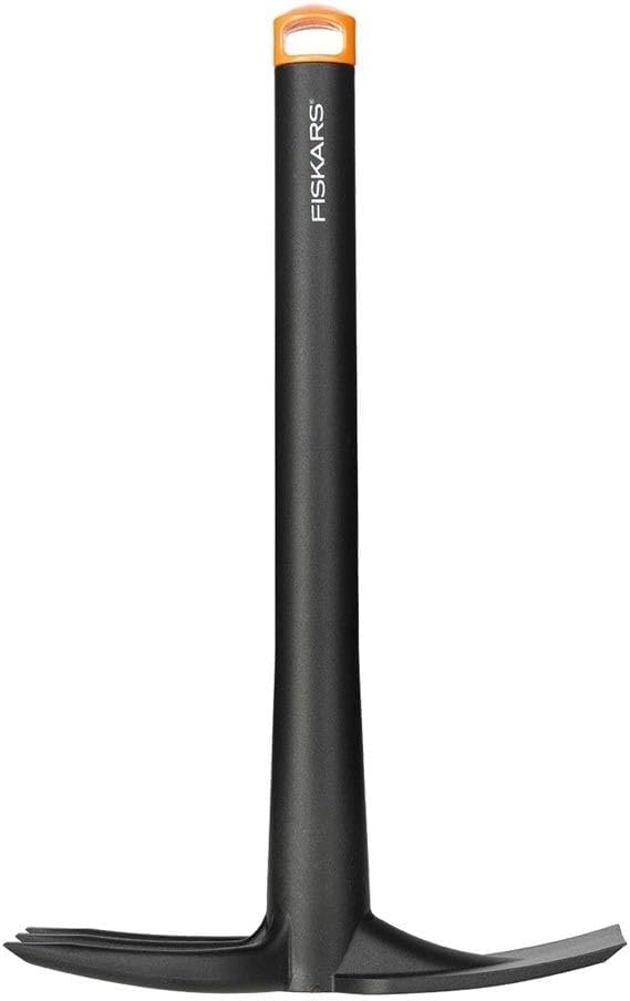 Fiskars Combi Hoe for Planting Flowers or Weeding, Length: 32.2 cm, White/Orange, Glass Fibre-Reinforced Plastic, Light, 1027035