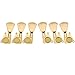 Musiclily 3R3L Sealed Guitar Tuner Tuning Keys Pegs Machine Head for Gibson LP Les Paul Guitar, Gold Keystone Button