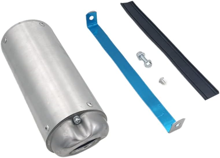 ZTDZZH Silver 28mm Exhaust Muffler Fit SSR SDG CRF XR TTR 50cc 70cc 90cc Pit Dirt Bike ATV
