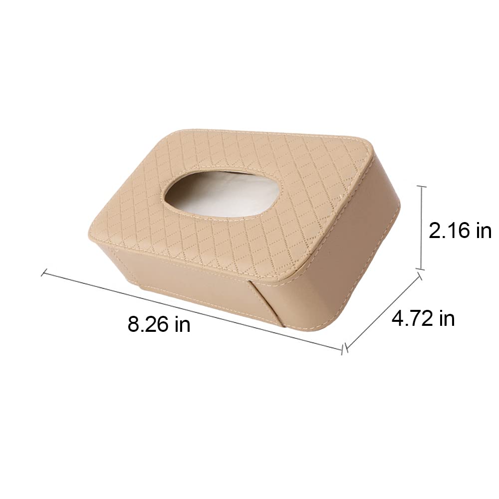 Porta Fazzoletti Per Auto In Pelle GLSOWEE: Elegante E Capiente, Si Aggancia Al Sedile Posteriore