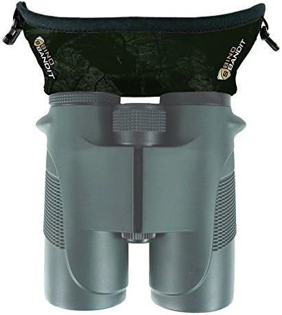 Slicker Bino Bandit - Bloquea el deslumbramiento, mejora la agudeza visual y reduce la fatiga ocular. Se adapta a todos los prismáticos. (oliva