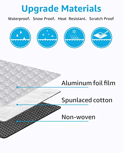 Proadsy Windshield Snow Cover With Side Mirror Shield For Ice Windproof Waterproof 3-Layer Protection Covers For All Weather, Front Windshield Sun Shade Accessories Fit Most Cars And Suvs #TOP4