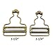 DGOL 12 sets 1-1/2 inch Suspender Buckle, Tri-Glide Overall Buckles with 15 sets Copper Buttons Full Set with 3 Color