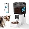 PAPIFEED Smart Automatic Cat Feeders: WiFi Pet Feeder with APP Control for Remote Feeding, Detachable for Easy Clean, Automatic Cat Food Dispenser with Alexa,1-10 Meals Per Day for Dog (6L/25Cup)