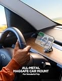JOYROOM Pasuje do uchwytu samochodowego MagSafe, całkowicie metalowy i składany, magnetyczny uchwyt samochodowy do telefonu z magnesami 20 x N55 i regulacją 360°, uchwyt samochodowy do iPhone'a 16, 15