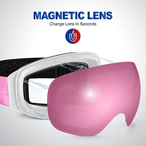 Masque - lunettes ski,lunettes de Ski Double couche,UV400,Anti-buée