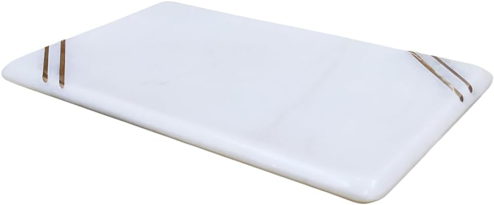 White Marble Bathroom Toothbrush Holder for Bathroom – Elegant Toothbrush Stand for Vanity or Sink Countertop – Marble Toothbrush Holder