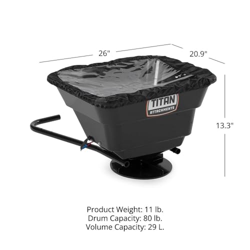 Titan Attachments 80BCSPRDR 12 Volt Atv/Utv Broadcast Spreader thumb #7