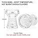 Glass Hookah Bowl Set Universal Phunnel Hookah Head Bowl for Perfect Heat Management System Hookah Top Tongs Charcoal Holder Accessories | Shisha Bowl for Smooth Airflow & Max Flavor