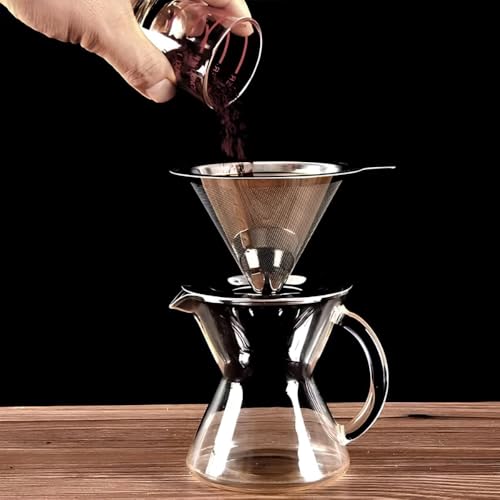Coador Filtro De Café Peneira Aço Inox Sem Uso De Papel Dupla Camada, Sustentável e Lavável
