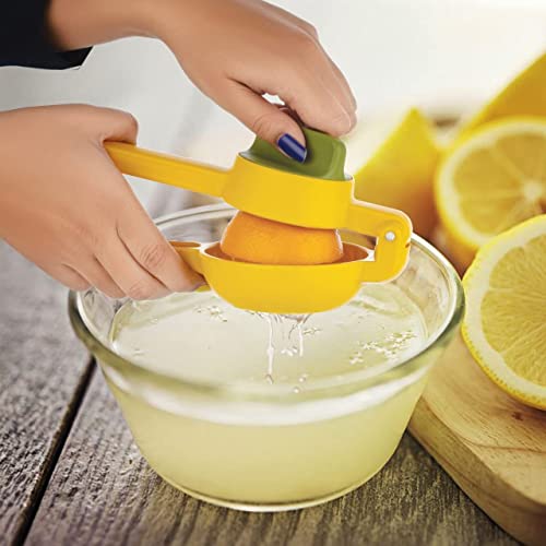 Image of Manual Squeeze and Twist Hand Juicer Machine for Lemon, Orange, Citrus, Fruits, and Vegetables Lime Squeezer 1PC