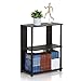 Furinno JAYA Simple Design 3-Tier Bookcase / Bookshelf / Display Rack, Plastic Tubes, Walnut