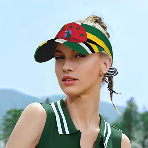 Image of Cute Funny Flag Hat Women Men Adjustable Flag Sport Sun Visor Hat Summer Fashion Sun Cap Beach Flag Hat