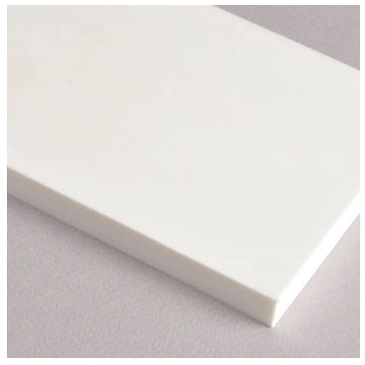 Marine Board HDPE (High Density Polyethylene) Plastic Sheet 3/8" x 12" x 12” White Color Textured