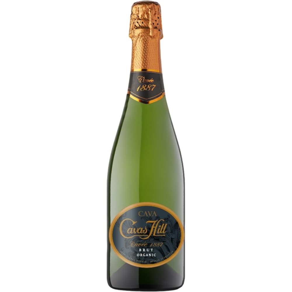Cavas Hill Cava Brut Organic y Rosé Organic, Pack 2 Botellas, Cuvée 1887, Estuche Regalo Premium Negro, Penedès