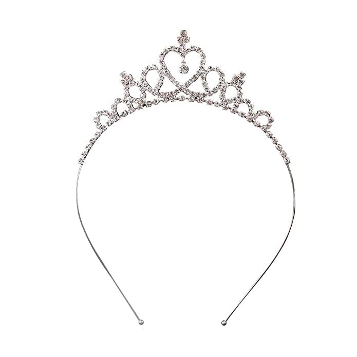 SHREYA-FASHION® - Crown for Women, Girls Heart Rhinestone Tiara Prinecess Crown for Women Wedding Prom Birthdays,Parties,Weddings Crown Hair Accessories (Style-2) (B0BZG9JZ3L) Amazon Price History, Amazon Price Tracker