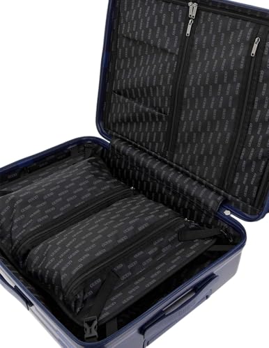 Valise GUESS Olbia Trolley M Blue : bagage de taille moyenne bleu