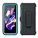 Galaxy S9 ToughBox Armor Series Case - Shock Proof, Purple/Aqua, Holster & Belt Clip Included