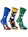 Produktbild Rainbow Socks - Damen Herren Lustige Fun Socks - 3 Paar - Billard Bowling Dart - Größen 47-50