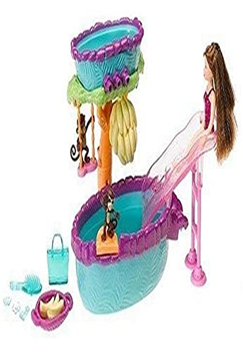 Polly Pocket! Fountain Falls Double-Decker Hot Tub Playset