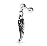 helix piercing silber 925 Piercing Art: Piercing-Stecker, Tragus-Piercing, Piercing-Stab