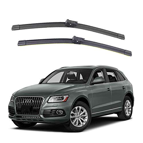 Image of Oshotto Frameless (O.E.M Type) Wiper Blades Compatible with Audi Q5 (24 inch / 20 inch)