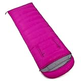 Saco De Dormir De Momia De Plumas, Saco De Dormir sobre De Plumas De Ganso Blanco Resistente Al Desgarro Y A Prueba De Agua (A 1800g)