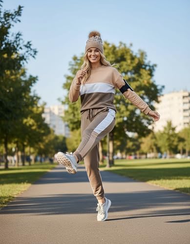 ETCYY NEW Lounge Sets for Women Two Piece Outfits Sweatsuits Sets Long Pant Loungewear Workout Athletic Tracksuits