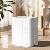 Amazon.co.jp: [禄越] 加湿器 ハイブリッド 大容量 6L 超音波 加熱式