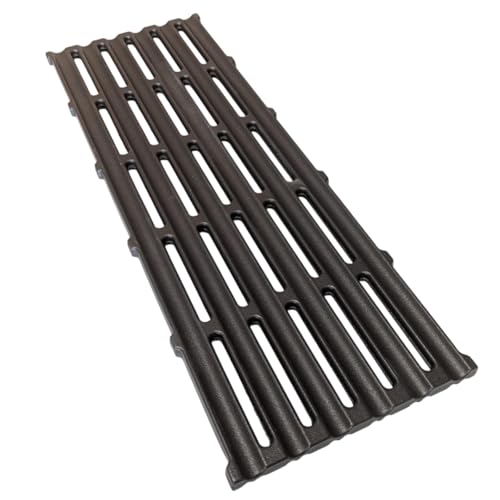 LUNAWAY CAST IRON – Parrilla para barbacoa modular de hierro fundido de varios tamaños | cocción uniforme y profesional | Reversible | Doble esmaltado negro | Compatible con varias barbacoas (40 x 15
